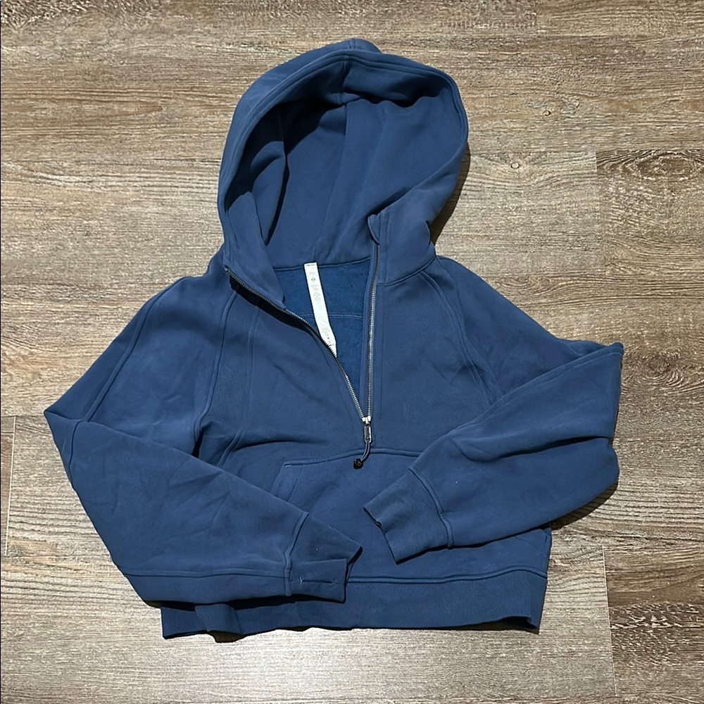 LULULEMON Blue Half-Zip Hoodie
